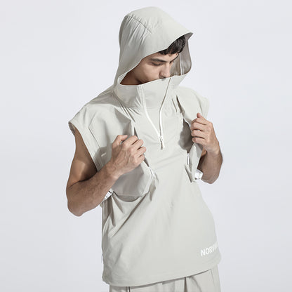 Patchwork panel Warrior Vests With Durable Ripstop For men