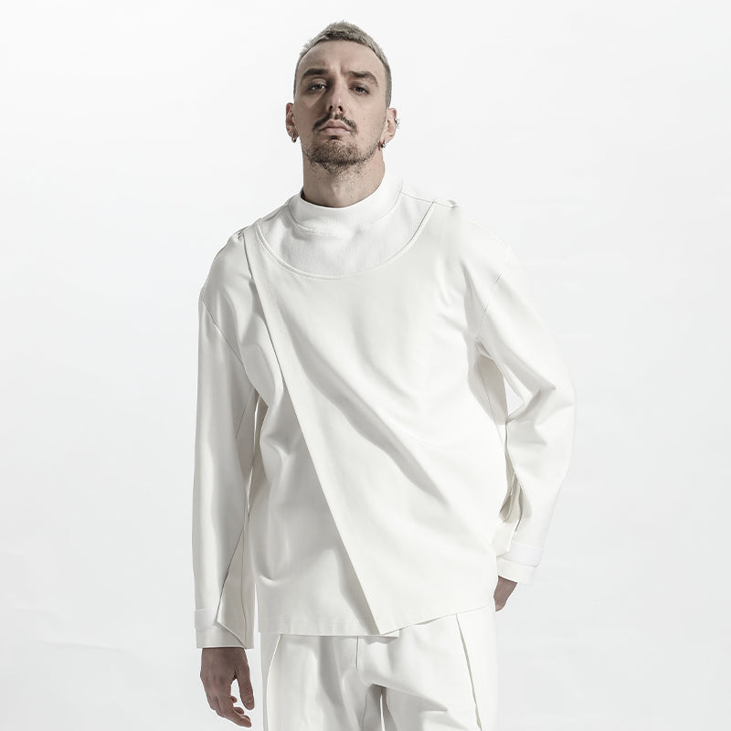 Patchwork panel Warrior Shirts With Durable Ripstop For men