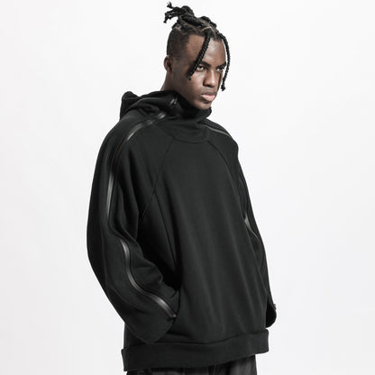 Oversized Fit Warrior Hoodies & Sweatshirts With Ribbed Cuffs/Hem For men