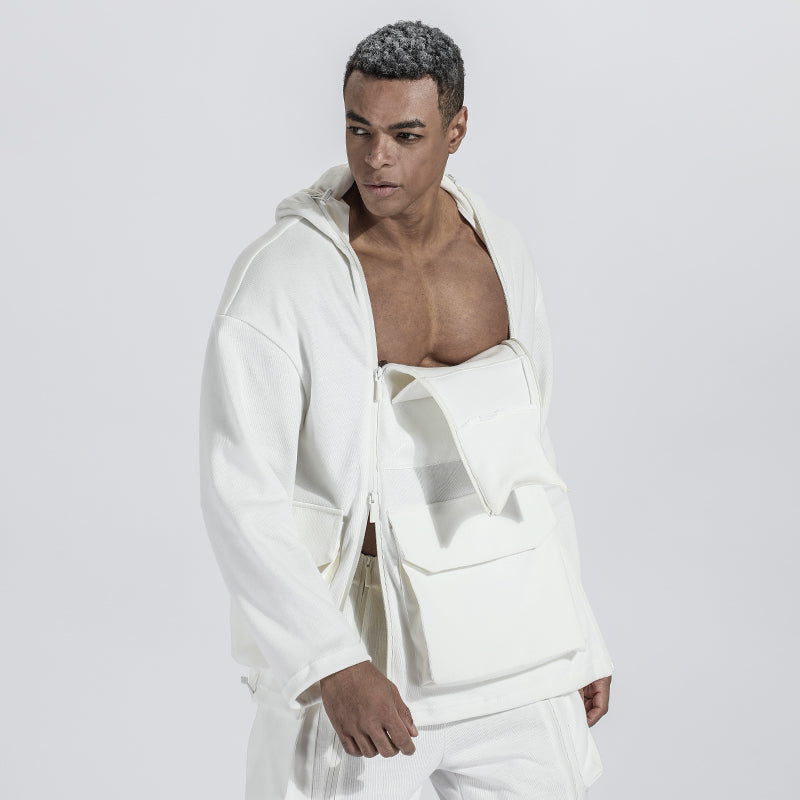 Avant-Garde Warrior Jackets With Multi-Pocket Design For men