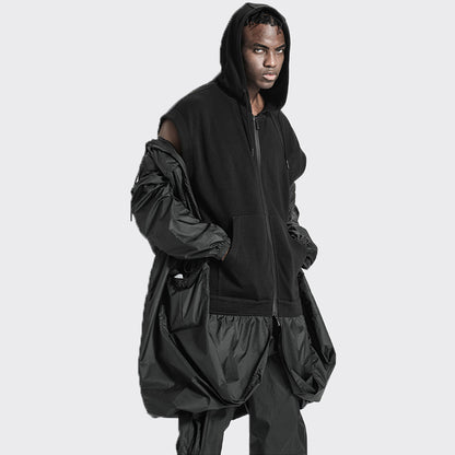 Streetwear Warrior Coats With Multi-Pocket Design For men