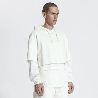 Streetwear Warrior Hoodies & Sweatshirts With Ribbed Cuffs/Hem For men