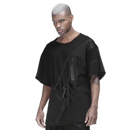 Cyberpunk Aesthetic Warrior T-Shirts With Durable Ripstop For men