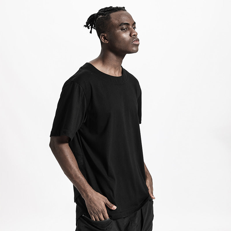 Patchwork panel Warrior T-Shirts With Durable Ripstop For men