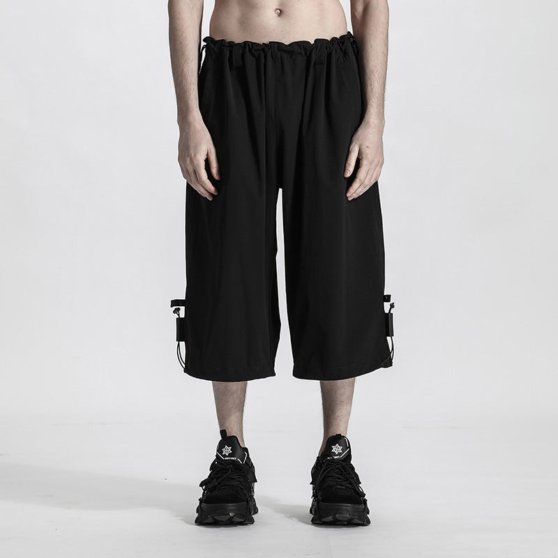 Minimalist Warrior Shorts With Elastic Waistband For men