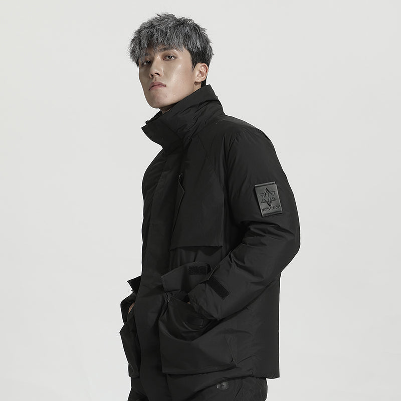 Minimalist Warrior Down Jackets With Two-Way Zipper For men
