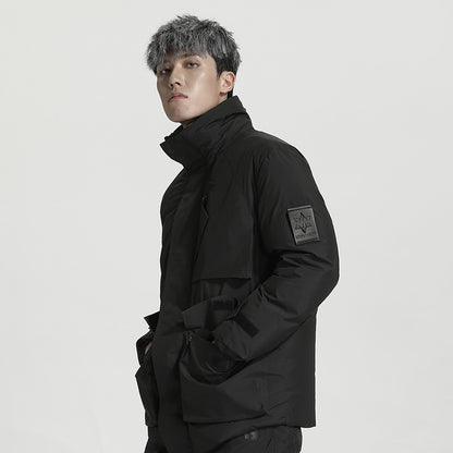 Minimalist Warrior Down Jackets With Two-Way Zipper For men
