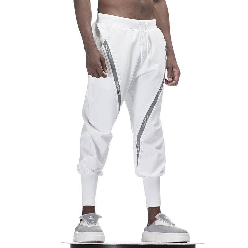 Streetwear Warrior Sweatpants With Elastic Waistband For men