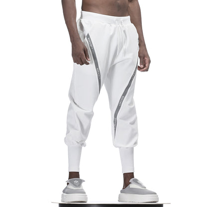 Streetwear Warrior Sweatpants With Elastic Waistband For men