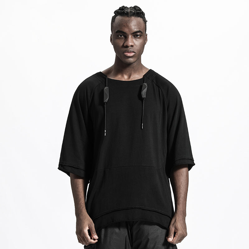 Minimalist Warrior T-Shirts With Adjustable Drawstring For men