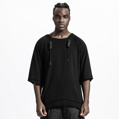 Minimalist Warrior T-Shirts With Adjustable Drawstring For men