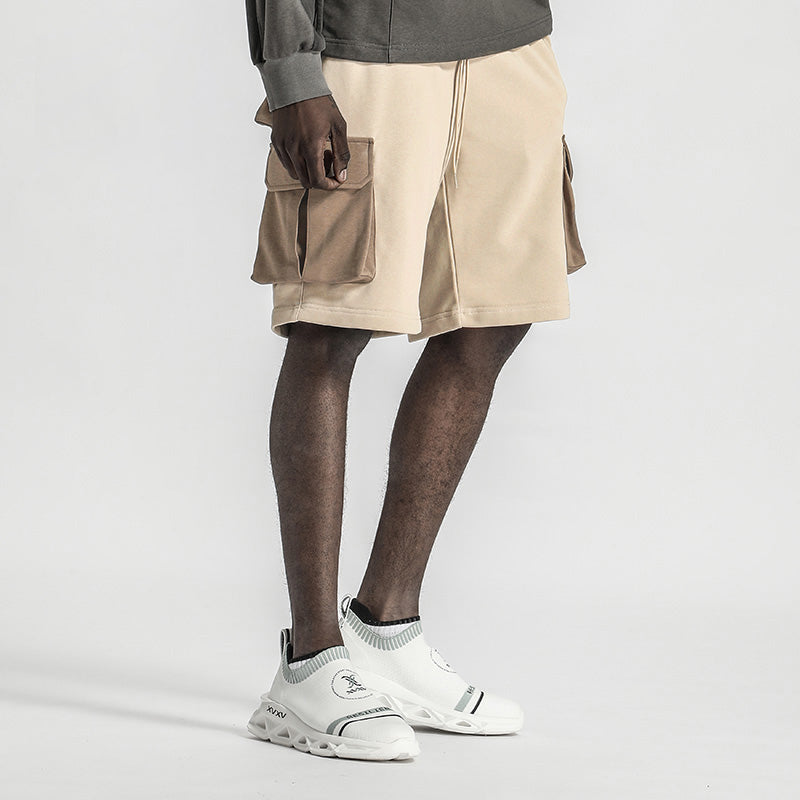 Minimalist Warrior Shorts With Multi-Pocket Design For men