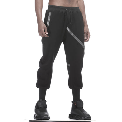 Streetwear Warrior Sweatpants With Elastic Waistband For men
