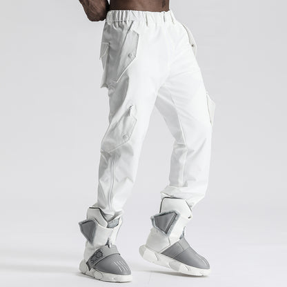 Minimalist Warrior Cargo Pants With Multi-Pocket Design For men
