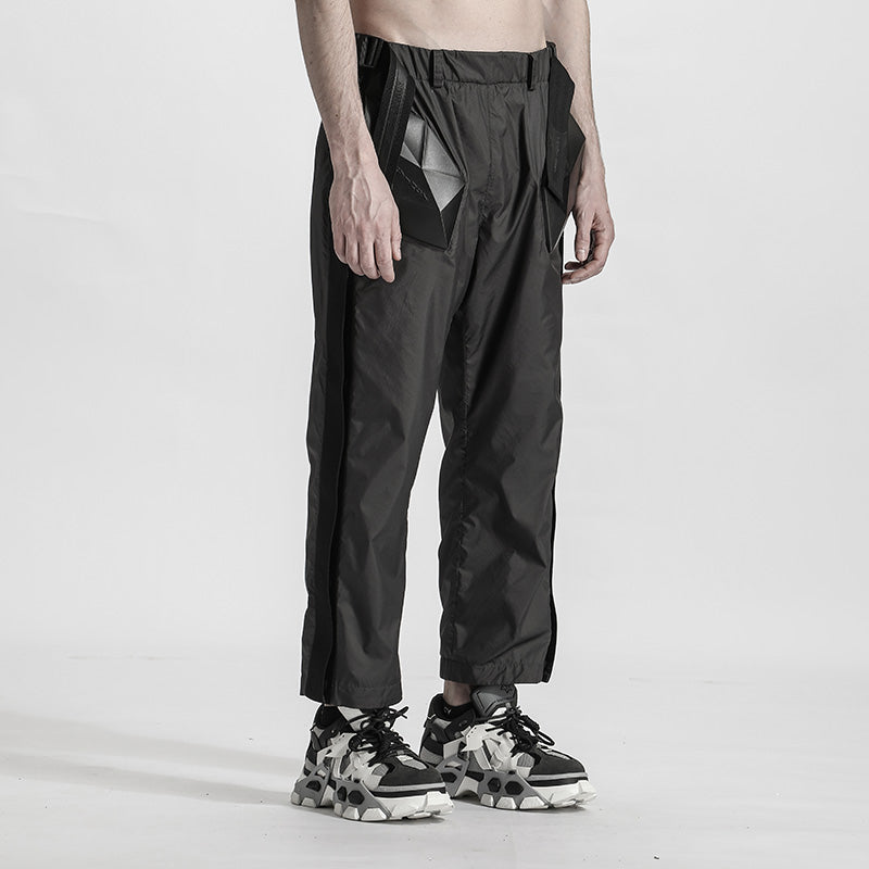 Cyberpunk Aesthetic Warrior joggers With Elastic Waistband For men