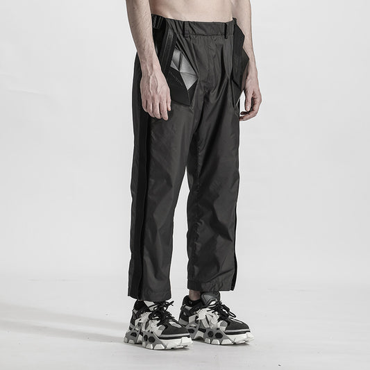 Cyberpunk Aesthetic Warrior joggers With Elastic Waistband For men