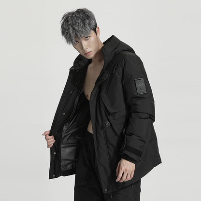 Tactical Warrior Down Jackets With Two-Way Zipper For men