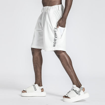 Minimalist Warrior Shorts With Elastic Waistband For men