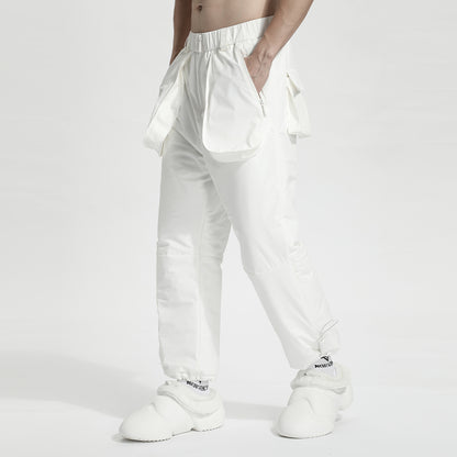 Loose/Relaxed Fit Warrior Fleece / Cotton Pants With Durable Ripstop For men