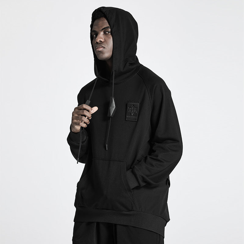 Streetwear Warrior Hoodies & Sweatshirts With Adjustable Drawstring For men