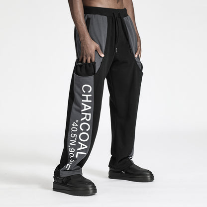 Avant-Garde Warrior Sweatpants With Adjustable Drawstring For men