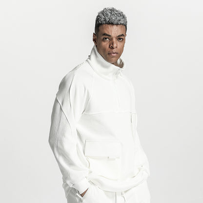 Avant-Garde Warrior Hoodies & Sweatshirts With Adjustable Drawstring For men