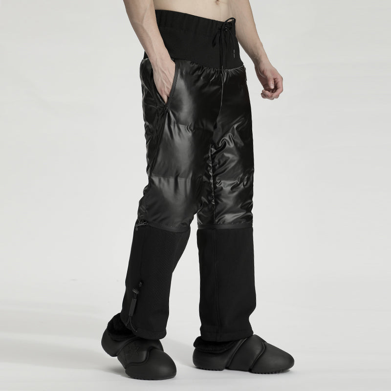 Streetwear Warrior Fleece / Cotton Pants With Elastic Waistband For men