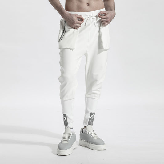 Minimalist Warrior joggers With Elastic Waistband For men