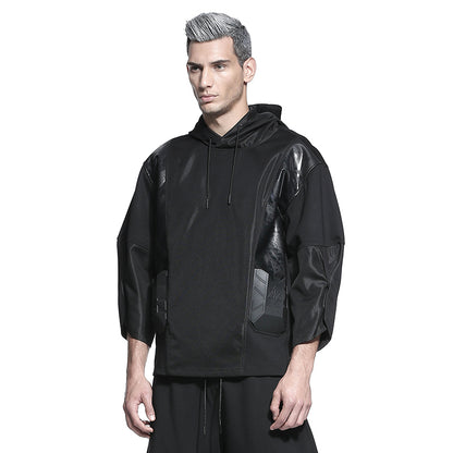 Cyberpunk Aesthetic Warrior Hoodies & Sweatshirts With Multi-Pocket Design For men
