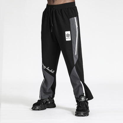 Avant-Garde Warrior Sweatpants With Adjustable Drawstring For men