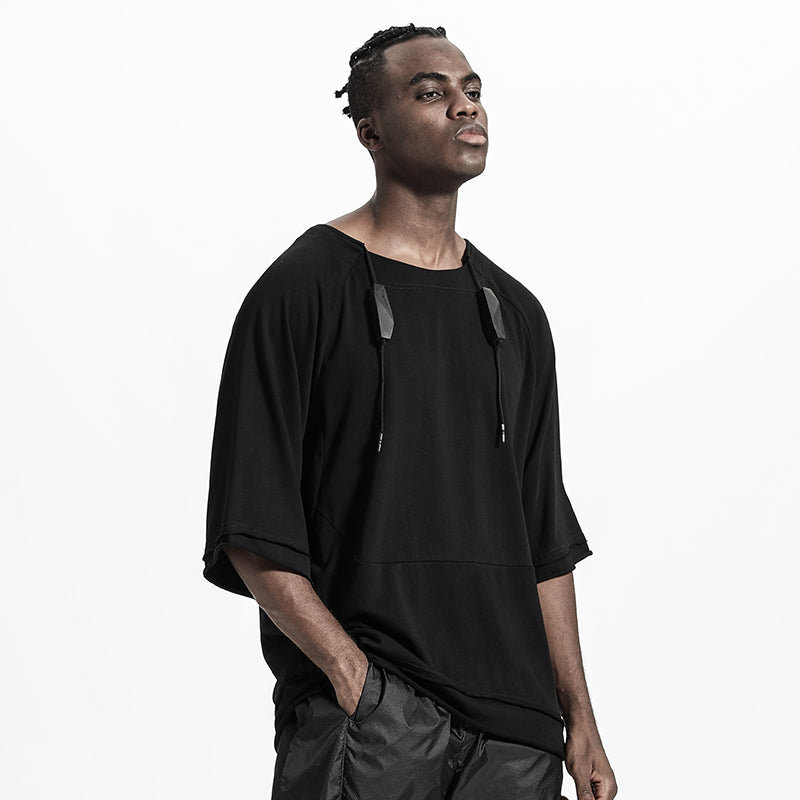Minimalist Warrior T-Shirts With Adjustable Drawstring For men
