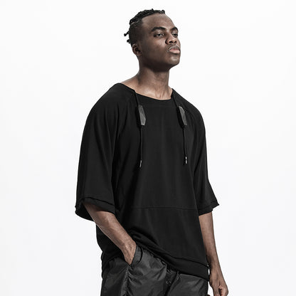 Minimalist Warrior T-Shirts With Adjustable Drawstring For men