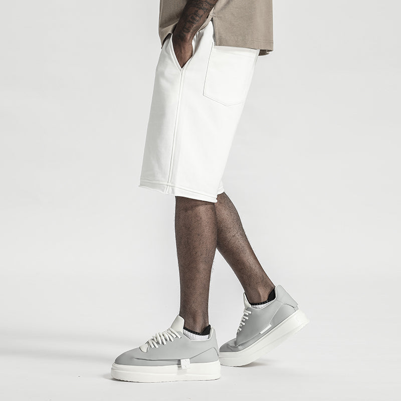 Minimalist Warrior Shorts With Elastic Waistband For men