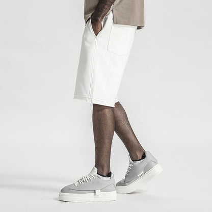 Minimalist Warrior Shorts With Elastic Waistband For men