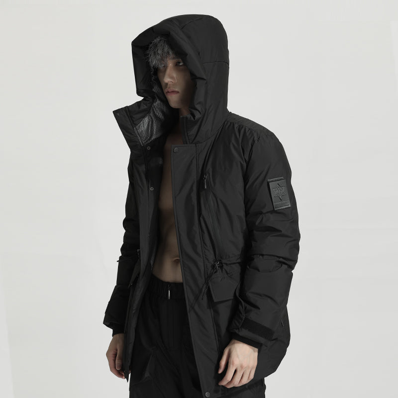 Slim Fit Warrior Down Jackets With Lightweight Insulation For men
