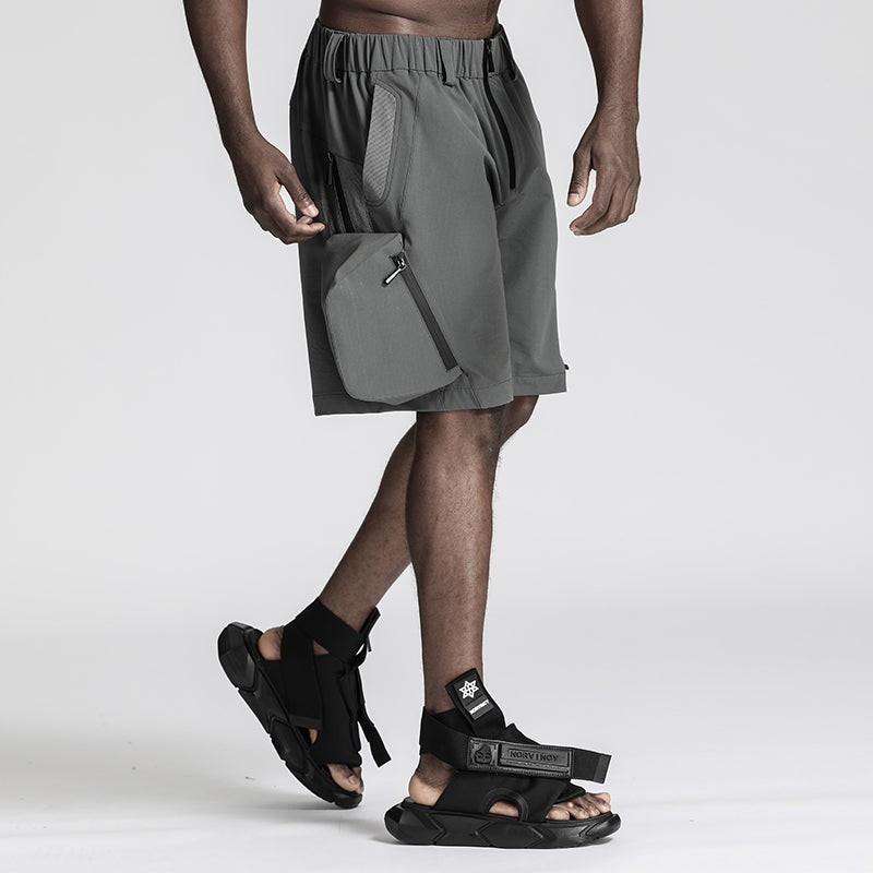 Loose/Relaxed Fit Warrior Shorts With Multi-Pocket Design For men