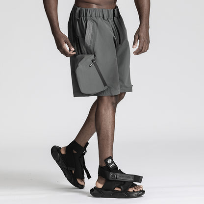 Loose/Relaxed Fit Warrior Shorts With Multi-Pocket Design For men