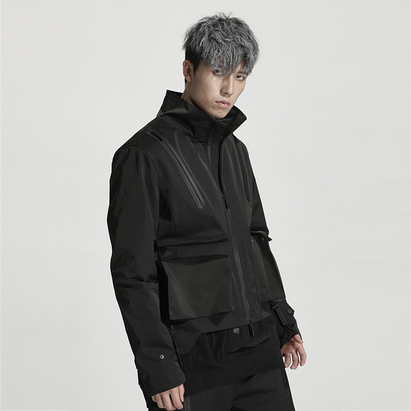 Minimalist Warrior Windbreakers With Hidden Pocket For men