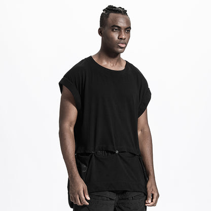 Patchwork panel Warrior Tank Tops (Sleeveless Tops) With Durable Ripstop For men