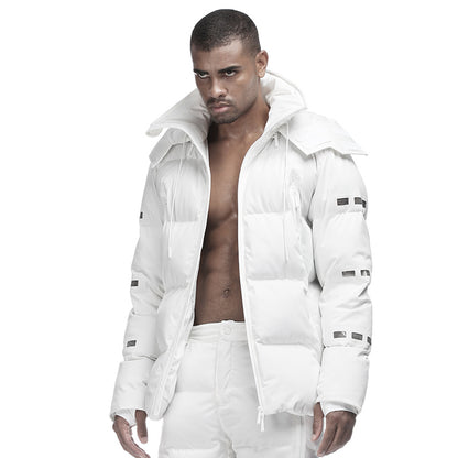 Techwear Style Warrior Padded Jackets With Multi-Pocket Design For men