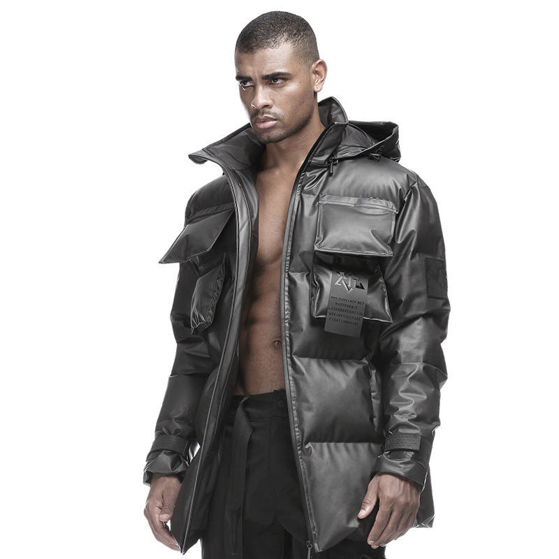 Utilitarian Warrior Padded Jackets With Windproof For men