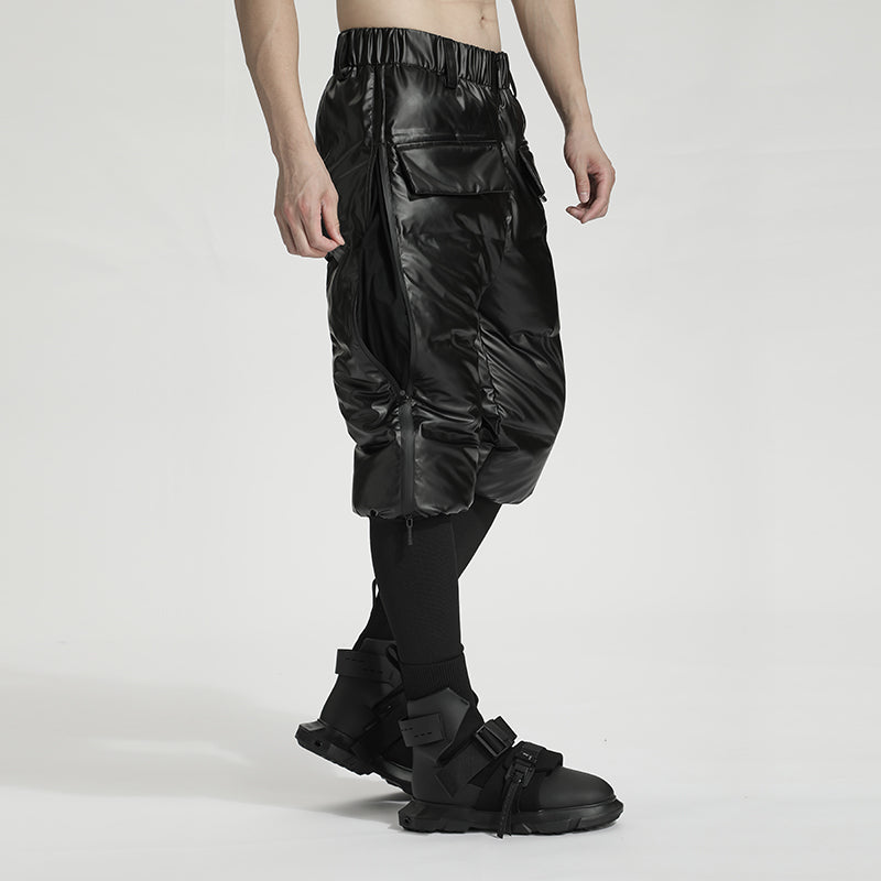 Streetwear Warrior Fleece / Cotton Pants With Elastic Waistband For men