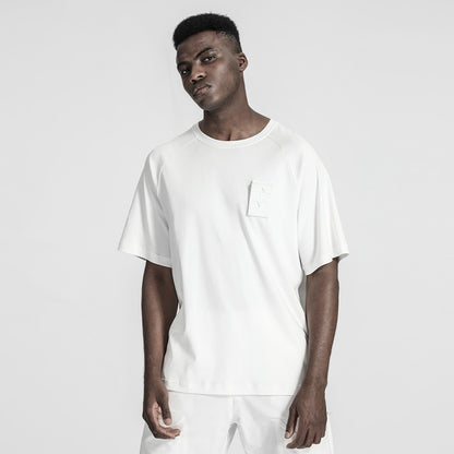 Patchwork panel Warrior T-Shirts With Durable Ripstop For men