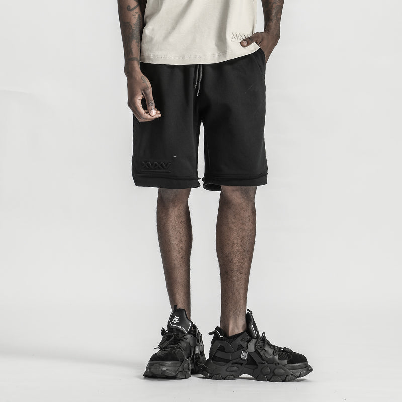 Minimalist Warrior Shorts With Elastic Waistband For men