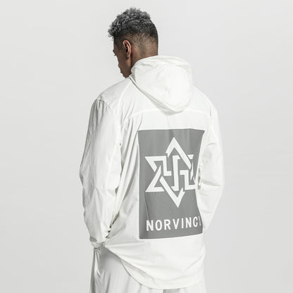 Streetwear Warrior Jackets With Adjustable Drawstring For men