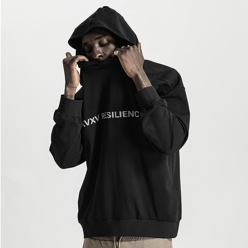 Streetwear Warrior Hoodies & Sweatshirts With Ribbed Cuffs/Hem For men