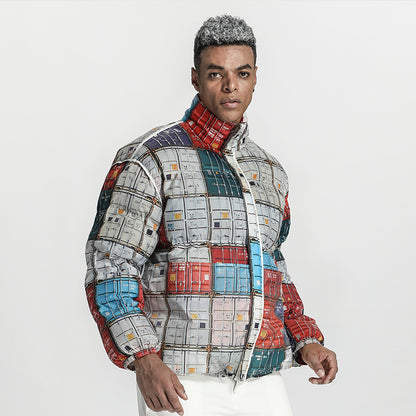 Streetwear Warrior Padded Jackets With Windproof For men