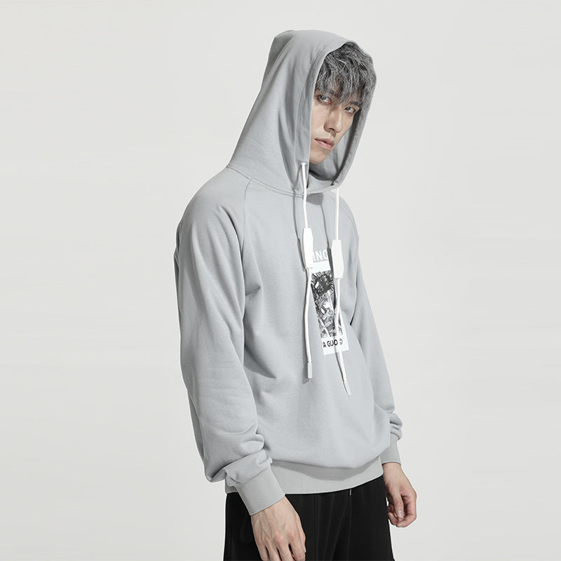 Avant-Garde Warrior Hoodies & Sweatshirts With Adjustable Drawstring For men