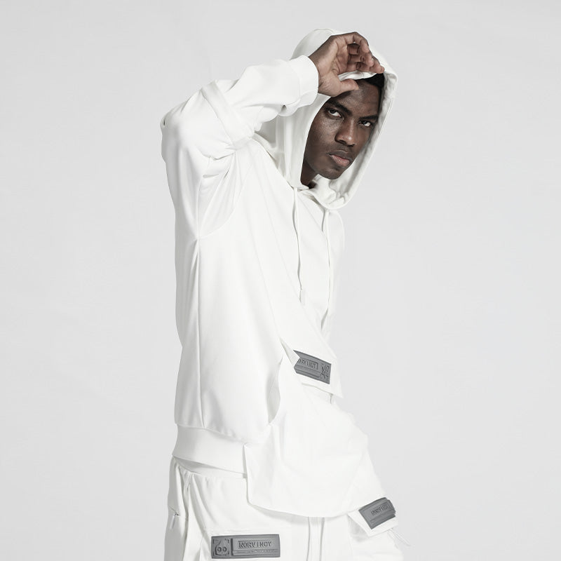 Streetwear Warrior Hoodies & Sweatshirts With Adjustable Drawstring For men