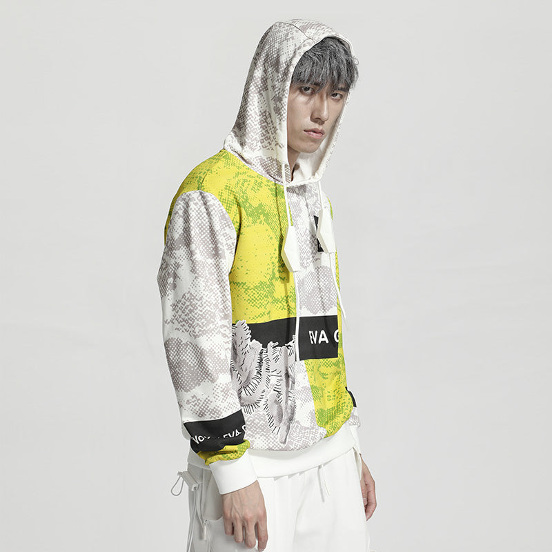 Avant-Garde Warrior Hoodies & Sweatshirts With Adjustable Drawstring For men